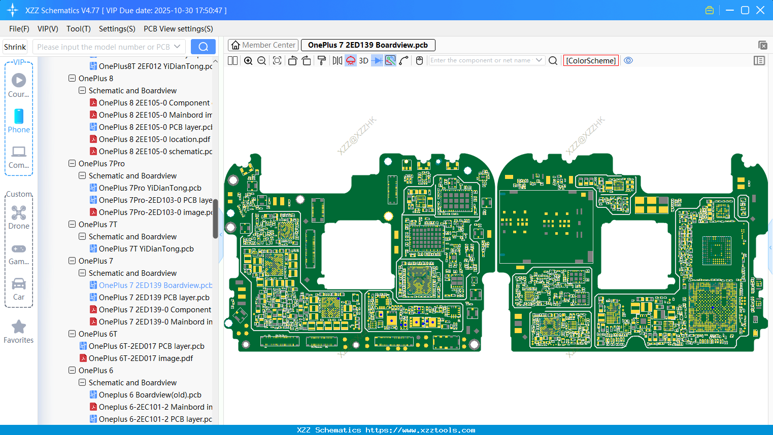 OnePlus 7 2ED139 Boardview